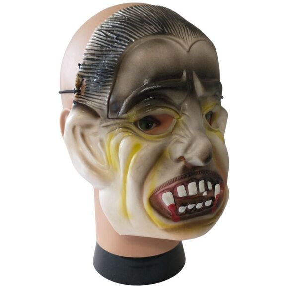Creepy Evil Halloween Mask Rubber Cosplay Theater Fangs Bloody Vampire Ghoulish. - Picture 16 of 16